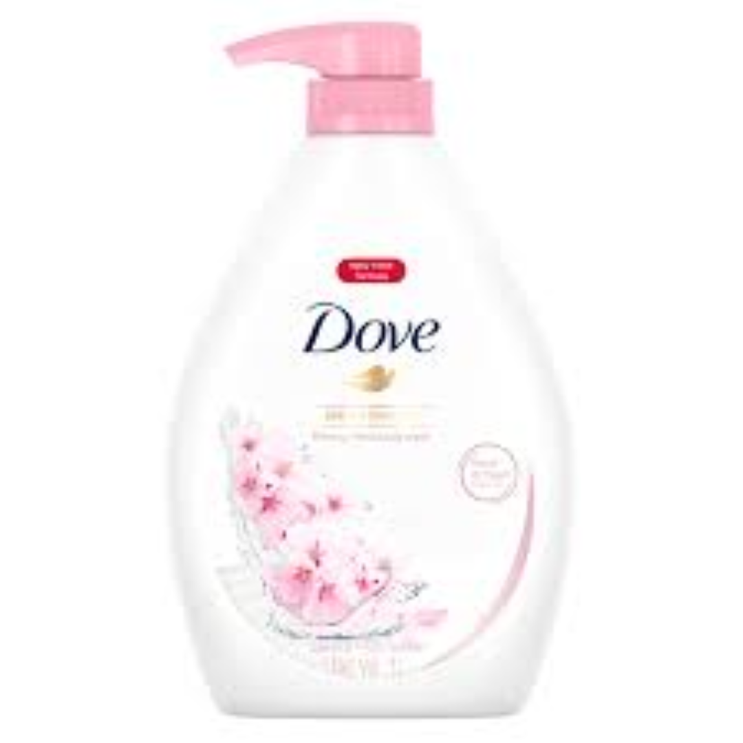 DOVE BODY WASH GO FRESH SAKURA BLOSSOM 1LT